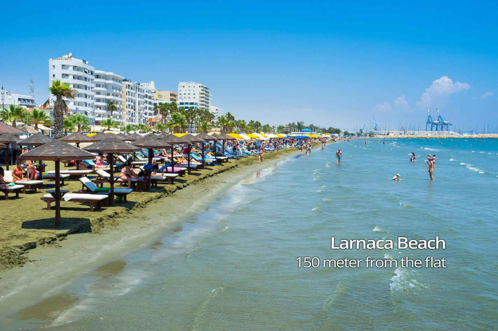 Paradise Palms Seaview Apartment Λάρνακα Εξωτερικό φωτογραφία